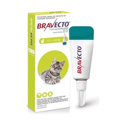 BRAVECTO GATO PIPETA  1,2 a 2,8 KG (FLURALANER) (VET)