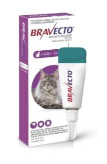BRAVECTO GATO PIPETA 6,25 a 12,5 KG (FLURALANER) (VET)
