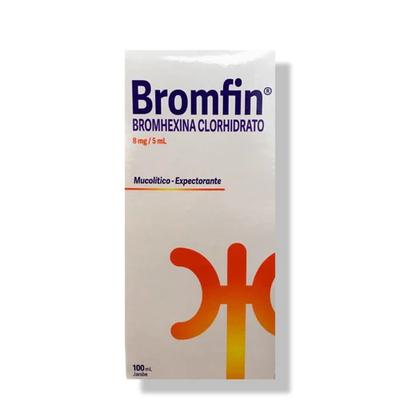 BROMFIN JARABE ADULTO 8 MG/5ML X 100 ML (BROMHEXINA)
