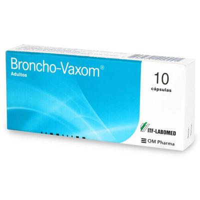 BRONCHO VAXOM ADULTO X 10 COMP (LISADO BACTERIANO)