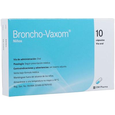 BRONCHO VAXOM PEDIATRICO X 10 COMP (LISADO BACTERIANO)