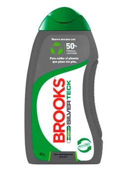 BROOKS SILVER TECK TALCO PIES X  80 GR (FRAXI)