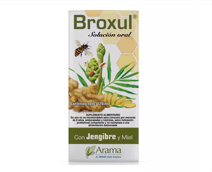 BROXUL JARABE JENGIBRE/MIEL X 120 ML ARAMA*DESCUENTO*