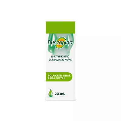 BUSCAPINA GOTAS 10 MG/ML X 20 ML (ESCOPOLAMINA=HIOSCINA)