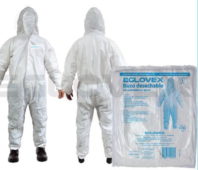 BUZO EGLOVEX BLANCO TALLA L