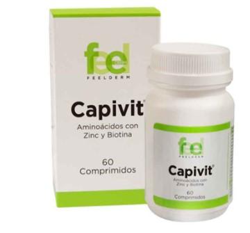 CAPIVIT X 60 COMP (AMINOACIDOS,/ZINC/BIOTINA)