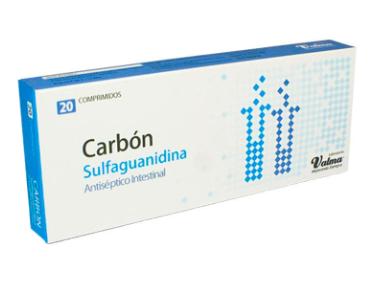 CARBON SULFAGUANIDINA VALMA X  20 COMP (GENER)