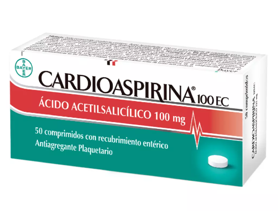 CARDIOASPIRINA 100 MG X 50 COMP (AC. ACETILSALICILICO) (PTM)
