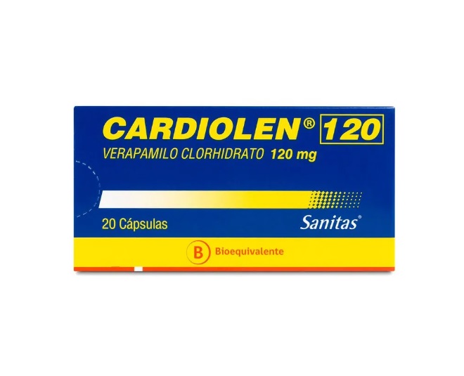 CARDIOLEN 120 MG X 20 CAPS (VERAPAMILO) (PTM)