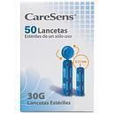 CARESENS LANCETAS 30 G X 50 UN