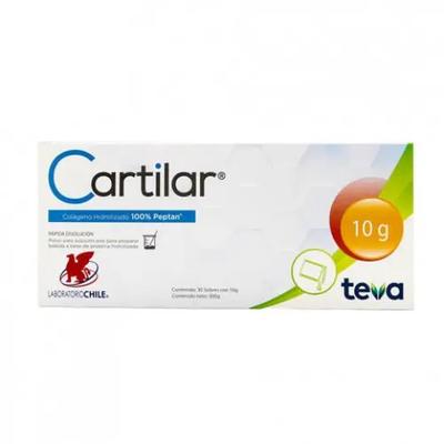 CARTILAR 10 GR X 30 SOBRES (COLAGENO HIDROLIZADO) CHS $2000