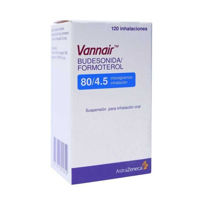 CENABAST BUDESONIDA/FORMOTEROL INHALADOR  80/4,5 X 120 DOSIS (VANNAIR 80/4.5)