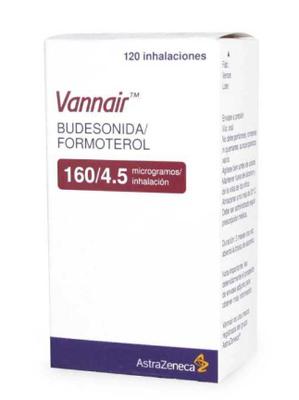 CENABAST BUDESONIDA/FORMOTEROL INHALADOR 160/4,5 X 120 DOSIS (VANNAIR 160/4.5)