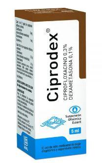 CENABAST CIPROFLOXACINO/DEXAMETASONA SOL. OFTALMICA X 5 ML (CIPRODEX)