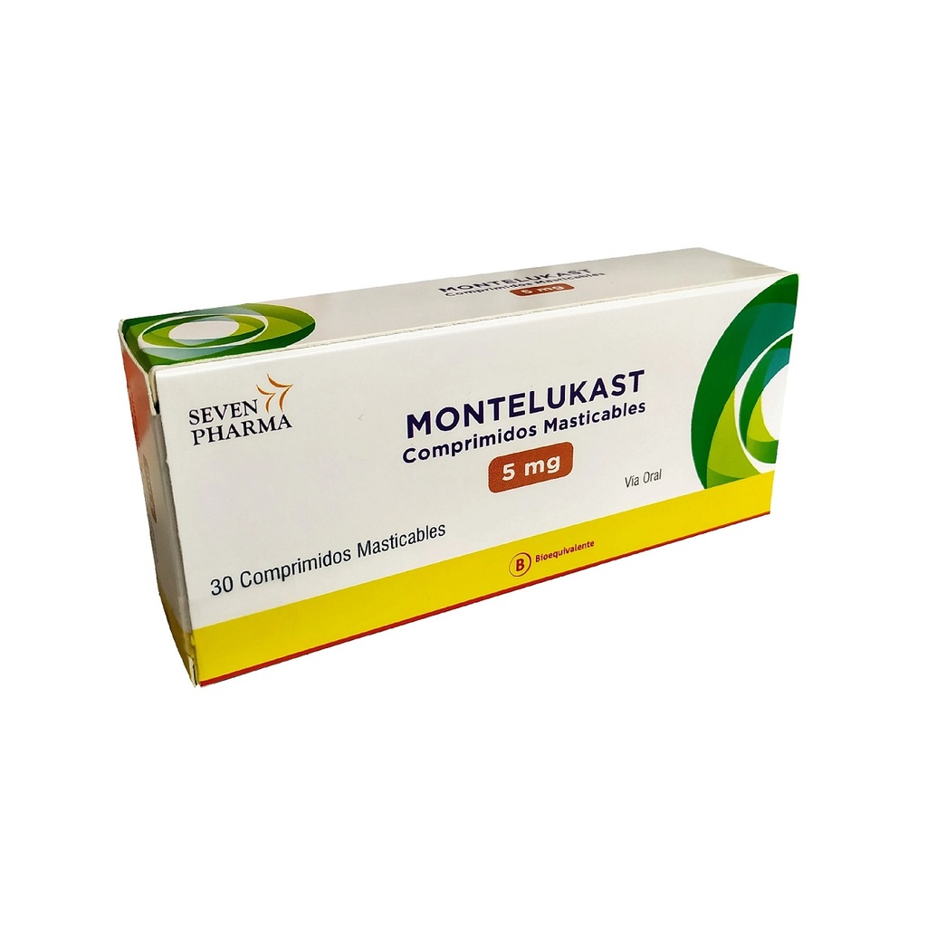 CENABAST MONTELUKAST 5 MG MASTICAB SEVEN PHARMA X 30 COMP (GENER)