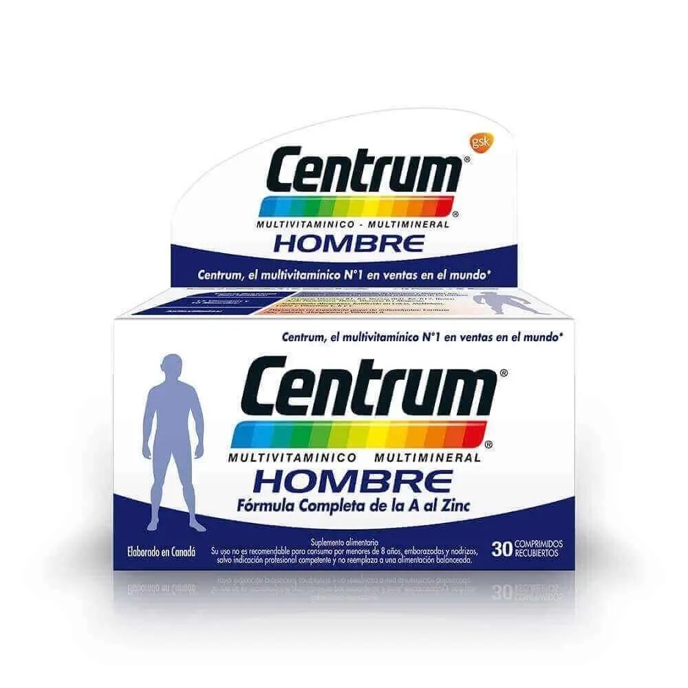 CENTRUM HOMBRE X 30 COMP