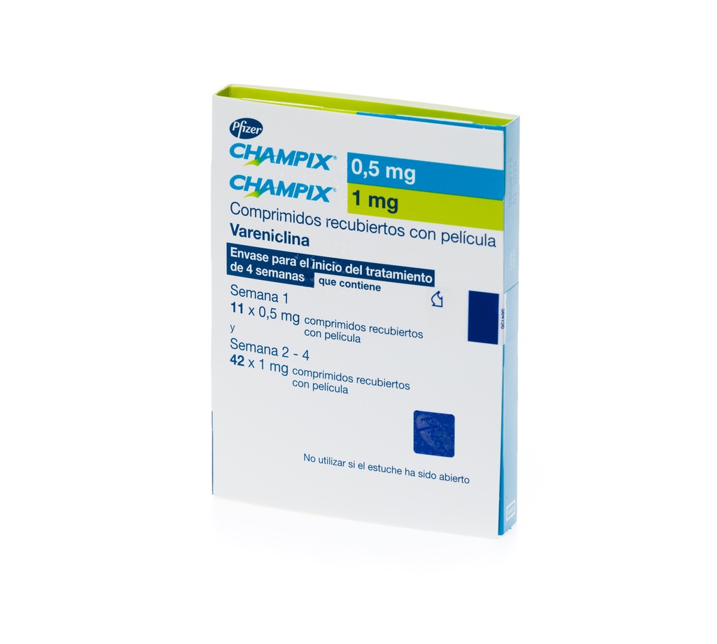 CHAMPIX INICIO 0,5 MG/1MG 11+42 (VARENICLINA) (CONTRA PEDIDO)STORE