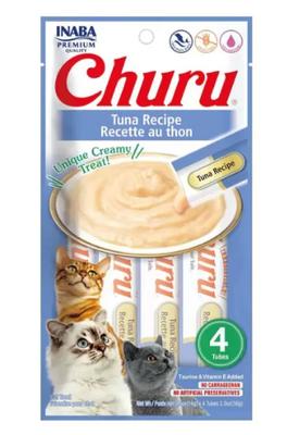 CHURU GATOS SABOR ATUN X 4 UNID (AZUL) (VET)