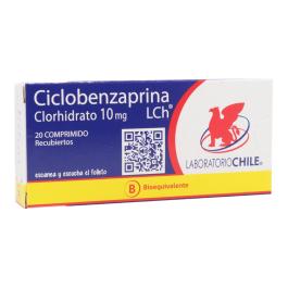 CICLOBENZAPRINA 10 MG LCH X 20 COMP (GENER) (PTM)