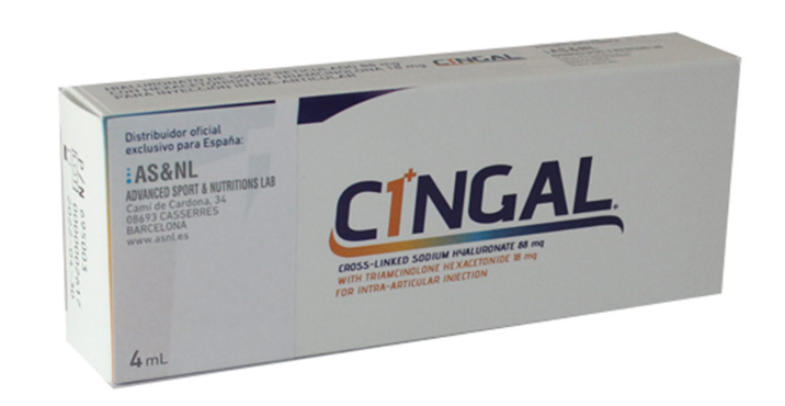 CINGAL 18 ML (HA 88 MG + TRIAMCINOLONA 18 MG) 4 ML***