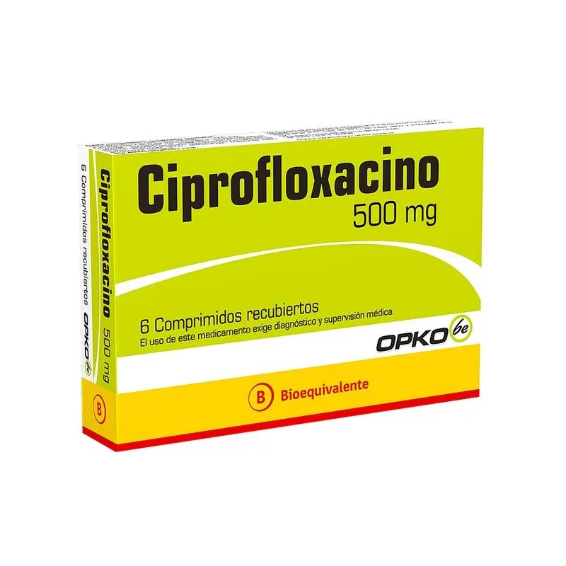 CIPROFLOXACINO 500 MG OPKO X 6 COMP (GENER)(PTM)