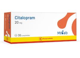 CITALOPRAM 20 MG X 30 COMP MINTLAB (GENER)