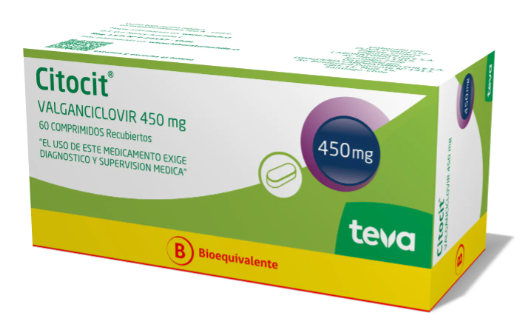 CITOCIT (VALGANCICLOVIR) 450 MG X 60 COMP