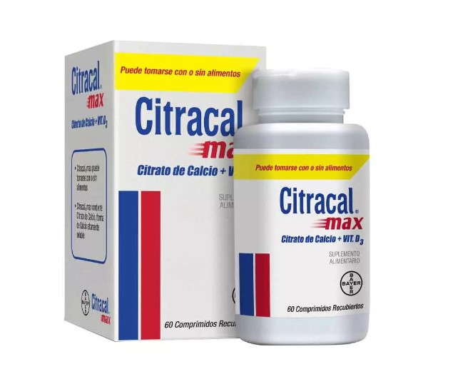CITRACAL MAX X 60 COMP (CALCIO CITRATO/ VIT D3)