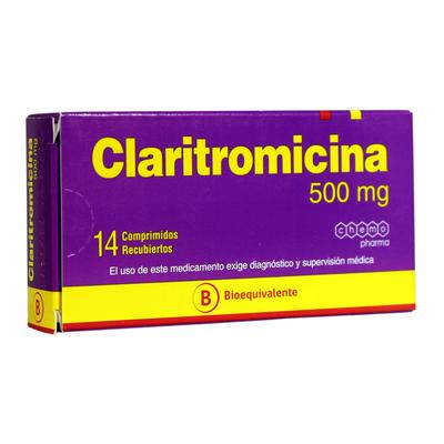 CLARITROMICINA 500 MG CHEMO X 14 COMP (GENER) (PTM) FECHA DE VENCIMIENTO OCTUBRE