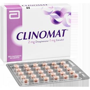 CLINOMAT X 30 COMP (DROSPIRENONA/ESTRADIOL) (RS:30) (HORM)*DESCUENTO POR PRONTO VENCE*