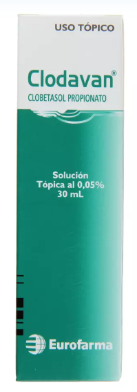 CLODAVAN SOLUCION TOPICA X 30 ML (CLOBETASOL)***