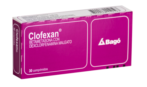 CLOFEXAN X 30 COMP (BETAMETASONA/DEXCLORFENAMINA)