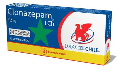 CLONAZEPAM 0,5 MG LCH X 30 COMP (PSICO) (PTM)