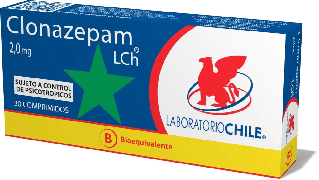 CLONAZEPAM 2.0 MG LCH X 30 COMP (PSICO) (PTM)