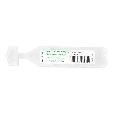CLORURO DE SODIO 0.9 % X   10 ML