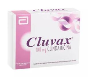 CLUVAX 100 X 7 CAPSULAS VAGINALES (CLINDAMICINA) ***