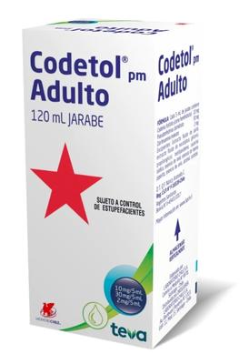 CODETOL PM ADULTO JARABE X 120 ML (CODEINA)***