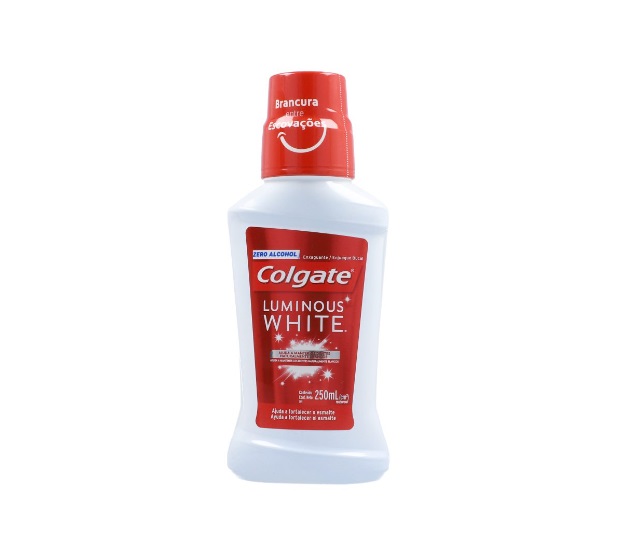 COLGATE ENJUAGUE LUMINOUS WHITE X 250 ML(FRAXI)