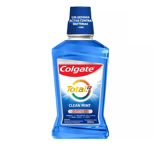 COLGATE ENJUAGUE TOTAL 12 CLEAN MINT X 500 ML