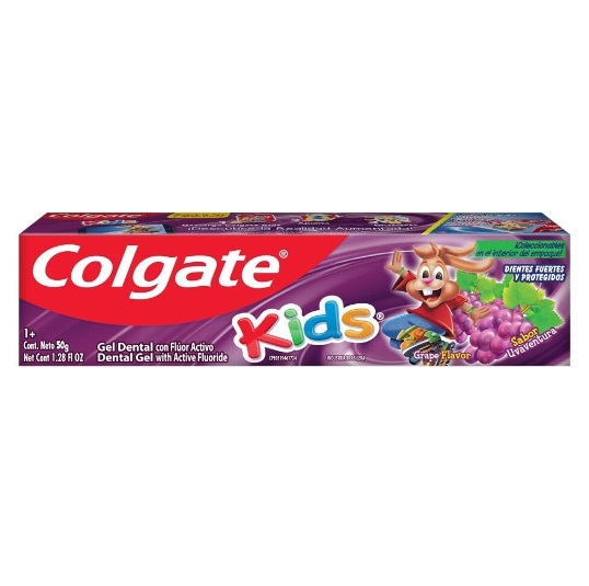 COLGATE PASTA KIDS UVA X 50 GR***
