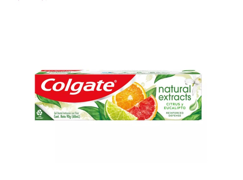 COLGATE PASTA NATURAL EXTRACTS REINFORCED DEFENSE X 90 G***