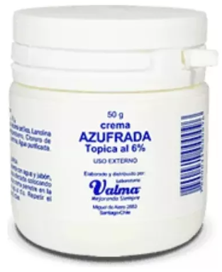 CREMA AZUFRADA 6% VALMA X 50 GR (GENER)*DECSUENTO PRONTO VENCE*