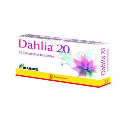 DAHLIA 20 X 28 COMPR (DROSPIRENONA/ETINILESTRADIOL) (HORM)