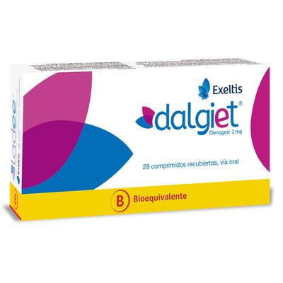 DALGIET 2 MG X 28 COMP (DIENOGEST) (HORM)