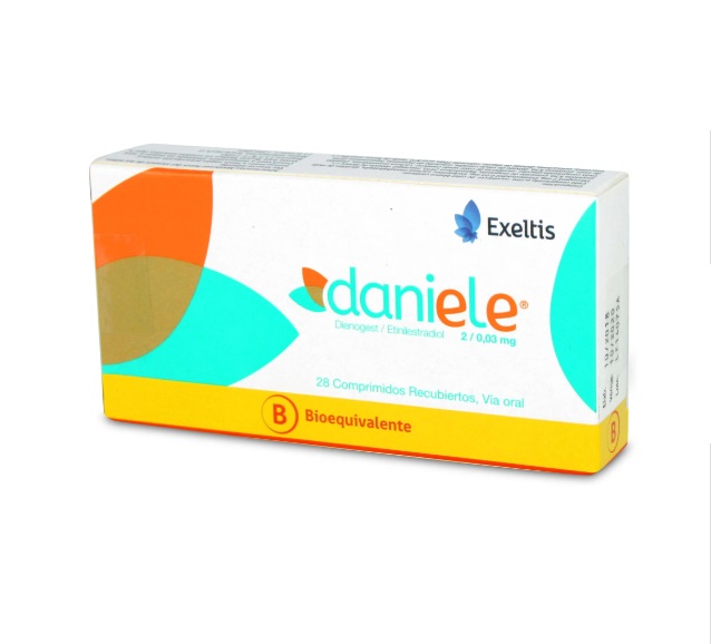 DANIELE 2/0,03 MG X 28 COMP (DIENOGEST /ETINILESTRADIOL) (HORM)