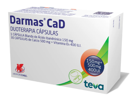 DARMAS CAD X 31 CAPS (ACIDO IBANDRONICO//CALCIO CARBONATO//COLECALCIFEROL)(CHS:$4000)