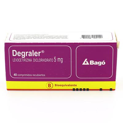 DEGRALER 5 MG X 40 COMP (LEVOCETIRIZINA)
