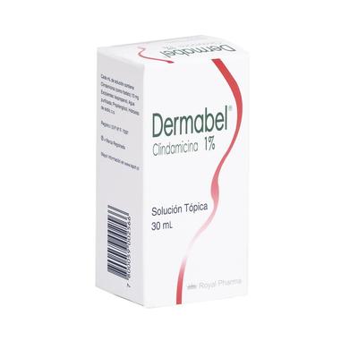 DERMABEL SOLUCION TOPICA 1% X 30 ML (CLINDAMICINA) (PTM)***