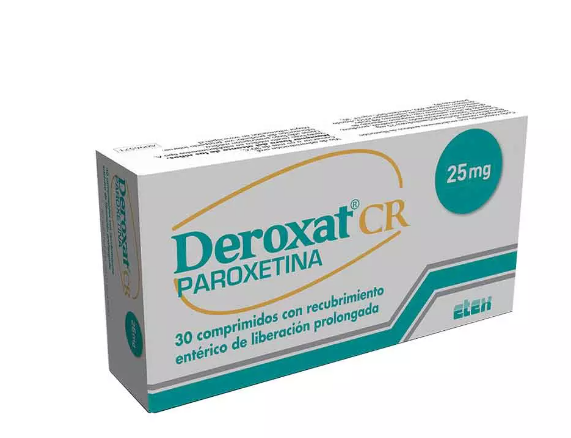 DEROXAT CR 25 MG X 30 COMP (PAROXETINA)