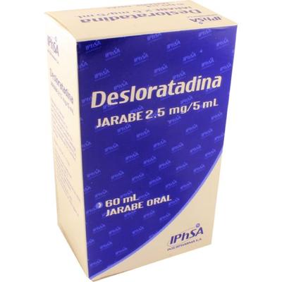 DESLORATADINA JARABE 2.5 MG/5 ML IPHSA X 60 ML (GENER)